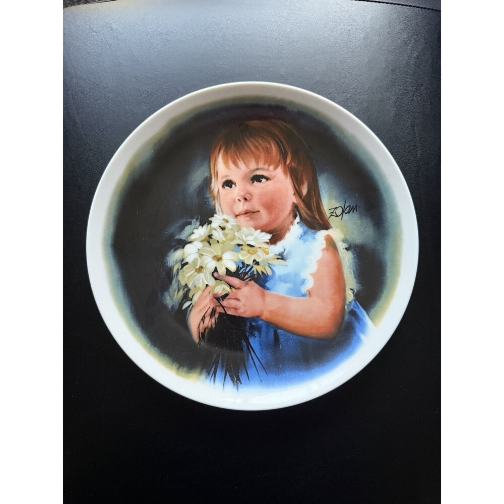 Donald Zolan “For You” Limited Edition Plate Knowles 1981 Zolan’s Children